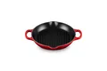 Produktbild: LE CREUSET Signature Hohe runde Grillpfanne aus Gusseisen, für alle Herdarten und Backöfen, 25 cm Kirschrot, 20208250600422