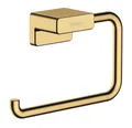 Produktbild: hansgrohe AddStoris - Toilettenpapierhalter, Klopapierhalter für Wandmontage, Klorollenhalter, verdeckte Befestigung, Badezimmer Zubehör, Polished Gold Optic, 41771990