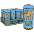 Produktbild: Monster Energy Mango Loco - koffeinhaltiger Energy Drink mit tropischem Fruchtgeschmack aus Mango, Guave und Ananas - in praktischen Einweg Dosen (12 x 500 ml)
