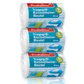 Produktbild: Profissimo Kosmetik-Müllbeutel mit Tragegriff, 5 Liter, 3er-Pack, 255 3 x 85 Stück, aus recycelbarem Polyethylen PE.