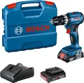 Produktbild: Bosch Professional GSB 18V-45 (CC) Akku-Schlagbohrschrauber (2x2,0Ah) (06019K330