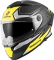 Produktbild: Bogotto FF118 Vilial Helm, schwarz matt/gelb, L