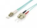 Produktbild: Equip 255317 Equip LWL Patchkabel LC->SC 15.00m Multimode Duplex OM3 turq Polybe