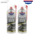 Produktbild: 2x presto Sprühfett weiss Schmierfett Schmiermittel Fettspray 400ml