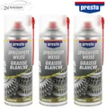 Produktbild: 3x presto Sprühfett weiss Schmierfett Schmiermittel Fettspray 400ml