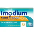 Produktbild: IMODIUM akut lingual Schmelztabletten 6 St