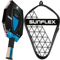 Produktbild: Sunflex B35 Tischtennisschläger + Tischtennishülle Single | Tischtennisschlägerset | Tischtennis Hobby Set