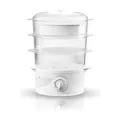 Produktbild: Adler Dampfgarer AD 633, 800 Watt, 9 Liter Fassungsvermögen, elektrisch Dampfgarren, ohne Fett