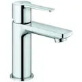 Produktbild: Grohe Lineare Einhand Waschtischbatterie, XS-Size, Push-Open Ablaufgarnitur, Ausladung 107mm, 23791001, Farbe: Chrom