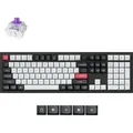 Produktbild: Keychron Q6 HE QMK Kabellose Mechanische Tastatur, QWERTY US, Gateron Double-Rail Magnetic Nebula Switch Q6H-M1 - Weiß