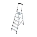 Produktbild: KRAUSE Stehleiter einseitig MONTO Solidy silber 6 Stufen, H: 205,0 cm