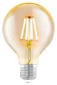 Produktbild: EGLO LED-Leuchtmittel Glühbirne Lampe Birne Glas amberfarben E27