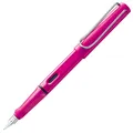 Produktbild: LAMY Safari Pink Füller Kunststoff 013 - alle Federn EF, F, M, B, LH