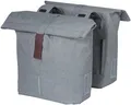 Produktbild: Doppelpacktasche Basil City 28 bis 32 Liter 30 x 18 x 49 cm - Grau Meli