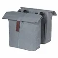 Produktbild: Gepäckträgertasche Doppel Basil City Hellgrau 28-32l mit Klettverschlussbefest