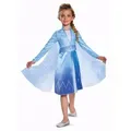 Produktbild: Metamorph Prinzessin-Kostüm Die Eiskönigin 2 – Elsa Reiseoutfit Kostüm für Kin, Frostblaues Kinderkleid für eiskalte Königinnen 98-104