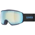 Produktbild: uvex victorious FM - stylische, verspiegelte Skibrille mit Anti-Fog-Beschichtung für Damen und Herren - blue/sapphir-clear - one size