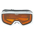 Produktbild: ALPINA SCARABEO JR. - Beschlagfreie, Extrem Robuste & Bruchsichere OTG Skibrille Mit 100% UV-Schutz Für Kinder, white, One Size