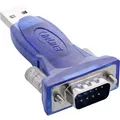 Produktbild: InLine USB zu Seriell Adapter, ST A an 9pol Sub D ST, mit USB Verlängerung 0,8m, USB 1.1, VGA, 0,8 m, Blau