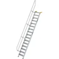 Produktbild: MUNK Treppe 60°  inkl. einen Handlauf, 600mm Stufenbreite, 16 Stufen
