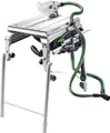 Produktbild: Festool Tischzugsäge CS 50 EBG PRECISIO (mit Kreissägeblatt, Winkelanschlag, Klappbeine, Splitterschutz, Absaug-Set, Schiebestock,Zubehörgarage,Abstützung mit Transportrolle,Innensechskantschlüssel)