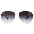 Produktbild: Michael Kors Aviator Womens Rose Gold Braun Gradient Sonnenbrille