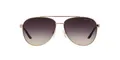 Produktbild: Michael Kors Damen Hvar 109936 59 Sonnenbrille, Gold (Rose Gold/Grey Rose Gradient)