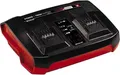 Produktbild: Einhell Power-X-Twincharger 3 A Batterieladegerät für innen Schwarz - Rot (4512069)
