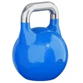 Produktbild: GORILLA SPORTS® Kettlebell Competition - Gewicht 8 kg bis 40 kg, Bodenschonende, aus Massivstahlguss, in 9 Farben - Wettkampf Kugelhantel, Schwunghantel, Kugelgewichte, für Fitness, Krafttraining, Gym