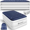 Produktbild: KESSER® Aufblasbare Matratze Einzel Luftbett mit eingebauter elektrischer Pumpe integrierte erhöhte aufblasbare Matratze für Übernachtungsgäste mit Aufbewahrungstasche