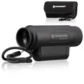 Produktbild: Bresser NightSpy Mono Nachtsichtgerät Digital mit IR-Beleuchtung & Kamera | 2X optische Vergrößerung, 100m Nachtsicht-Reichweite | inkl. Akku & Tasche