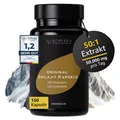 Produktbild: Shilajit 150 Kapseln - Besser als Harz - 50:1 Extrakt - 50% Fulvin- & 12% Huminsäure - laborgeprüft