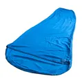 Produktbild: BasicNature Fleece Schlafsack - royalblau Mumienform