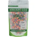 Produktbild: 250 Stück XTRA Slim Aktivkohlefilter im Beutel Ø 5,9 mm - Regenbogen