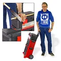 Produktbild: DEMA Werkstattwagen DWT3 Trolley – Werkzeugtrolley, Werkzeugbox, Werkzeugkiste, Werkzeugkoffer, Sortimentskasten – mobil, stabil, robust, Werkstatt & Handwerk