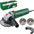 Produktbild: Bosch UniversalGrind 7-125: Kompakter Winkelschleifer (750 W; 2x gerade Trennscheiben)
