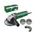 Produktbild: Bosch kompakter Winkelschleifer UniversalGrind 7-125 (750 W; 2x gerade Trennscheiben; 1x Schleifscheibe; zum Schleifen, Trennen und Bürsten; im Karton) – Amazon Edition