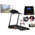 Produktbild: Profi-Laufband mit Bluetooth & App, XXL-Lauffläche, 16 km/h, 1.100 W