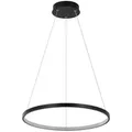 Produktbild: Led-Hängeleuchte Ring, Schwarz, Metall, 120 cm, RoHS, Lampen & Leuchten, Innenbeleuchtung, Hängelampen, Pendelleuchten