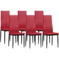 Produktbild: Albatros Stuhl, Rot, Kunststoff, 42x98x43 cm, Esszimmer, Stühle, Esszimmerstühle, Vierfußstühle