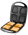 Produktbild: Unold 48480 Sandwich-Toaster Quadro 4er Maker XXL Wärmeisoliert Kontrollleuchte