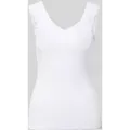 Produktbild: Pieces Slim Fit Tank Top aus Viskose-Mix Modell 'BARBERA LACE' in Weiss, Größe XS