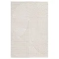 Produktbild: Merinos Teppich Maschinenwebteppich Kurzflorteppich Japandimuster Creme 80x150cm