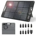 Produktbild: JustNow® 60 Watt faltbares Solar Modul Solarpanel USB-C Adapter 21 Volt mobile Camping Stromversorgung