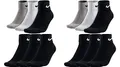 Produktbild: NIKE 12 Paar Socken One Quater Socks Herren Damen Kurze Socke Knöchelhoch, Farbcode + Farbe:A50 6 Paar bunt 6 Paar schwarz, Größe:46-50