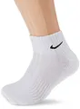 Produktbild: Nike Herren One Quarter Socks 3PPK Value Socken, 3er Pack, Weiß (White/Black 101), 46/50 (Herstellergröße: XL)