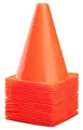 Produktbild: CARTMAN Kunststoff-Trainingshütchen (24er-Set, 18 cm) Agility-Fußballkegel, Indoor-Outdoor- und Festveranstaltungen, Feldmarkierung, Agility-Hüte für Fußball, Skaten, Fußball, Basketball