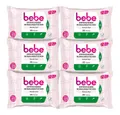 Produktbild: bebe Gesichtsreinigungstücher Erfrischende Reinigungstücher 6er-Pack (6x 25 St)
