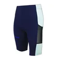 Produktbild: Airtracks Herren Funktions Laufhose Kurz Pro Team - Shorts Running Pants - Lauftight - Atmungsaktiv - Reflektoren - Navy-blau - M