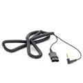 Produktbild: Plantronics QD-2,5Mm Kabel Für Uniden XDECT 8315 Aastra 470 Panasonic KX-TG6531